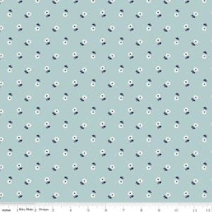 Liberty Fabrics Riviera fabric yardage | Sold by the HALF YARD | Sunshine Daisy | Coastal/beach fabric | 01666462C