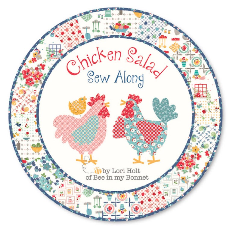 Chicken Salad Quilt Kit Cook Book Collection by Lori Holt Etsy