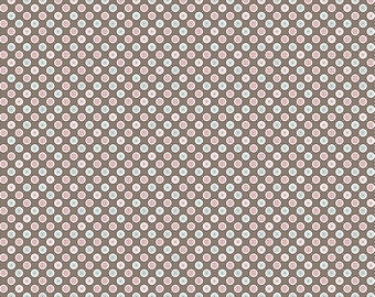 Clearance/marked down | Cook Book Bubbles fabric yardage | Sold by the half yard | Designed by Lori Holt for Riley Blake | C11767-PEBBLE