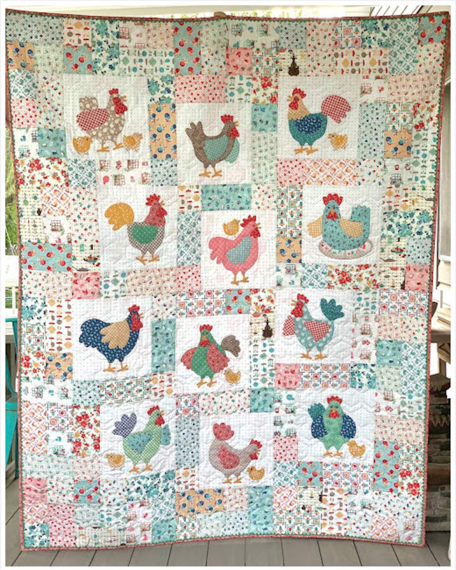 Chicken Salad Quilt Kit Cook Book Collection by Lori Holt Etsy