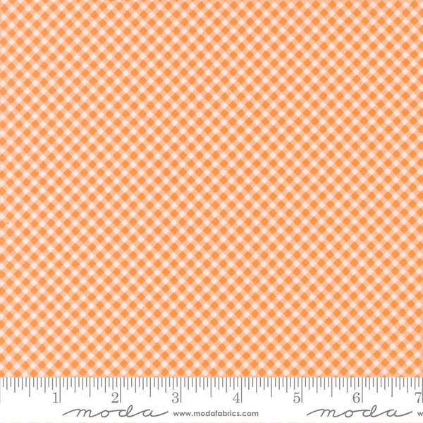 Clearance / marked down | Strawberry Lemonade fabric yardage | By Sherri McConnell | Priced by the half yard | Diagonal gingham | 37676 16