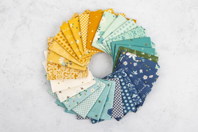 Daisy Fields Flying in Squares Quilt Kit Daisy Fields by Etsy