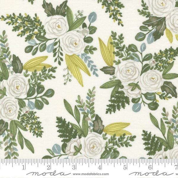 Clearance/marked down | Happiness Blooms fabric yardage | Main floral | By Deb Strain for Moda | 56051 11 | Priced by the half yard