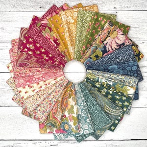 Chelsea Garden fabric bundle | 25 pieces, choose fat quarters or half yards | By Moda Fabrics | Store cut