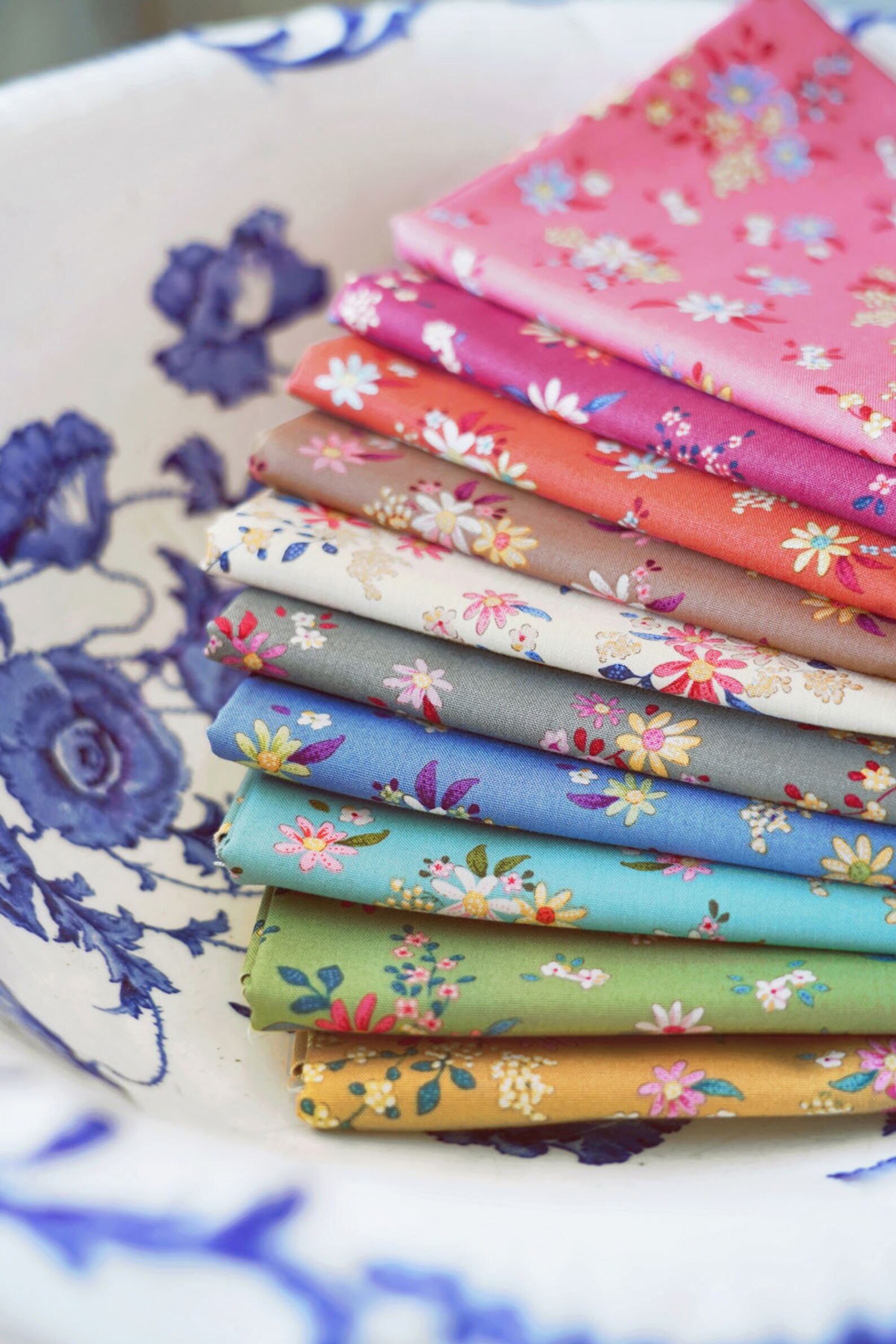 Tilda Chic Escape Daisyfield Blenders Fat Quarter Bundle 10 Etsy