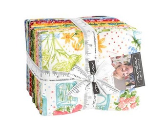 Wild Blossoms fabric bundle | 34 pieces |Designed by Robin Pickens for Moda | Store cut