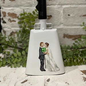 Custom Wedding Cowbell