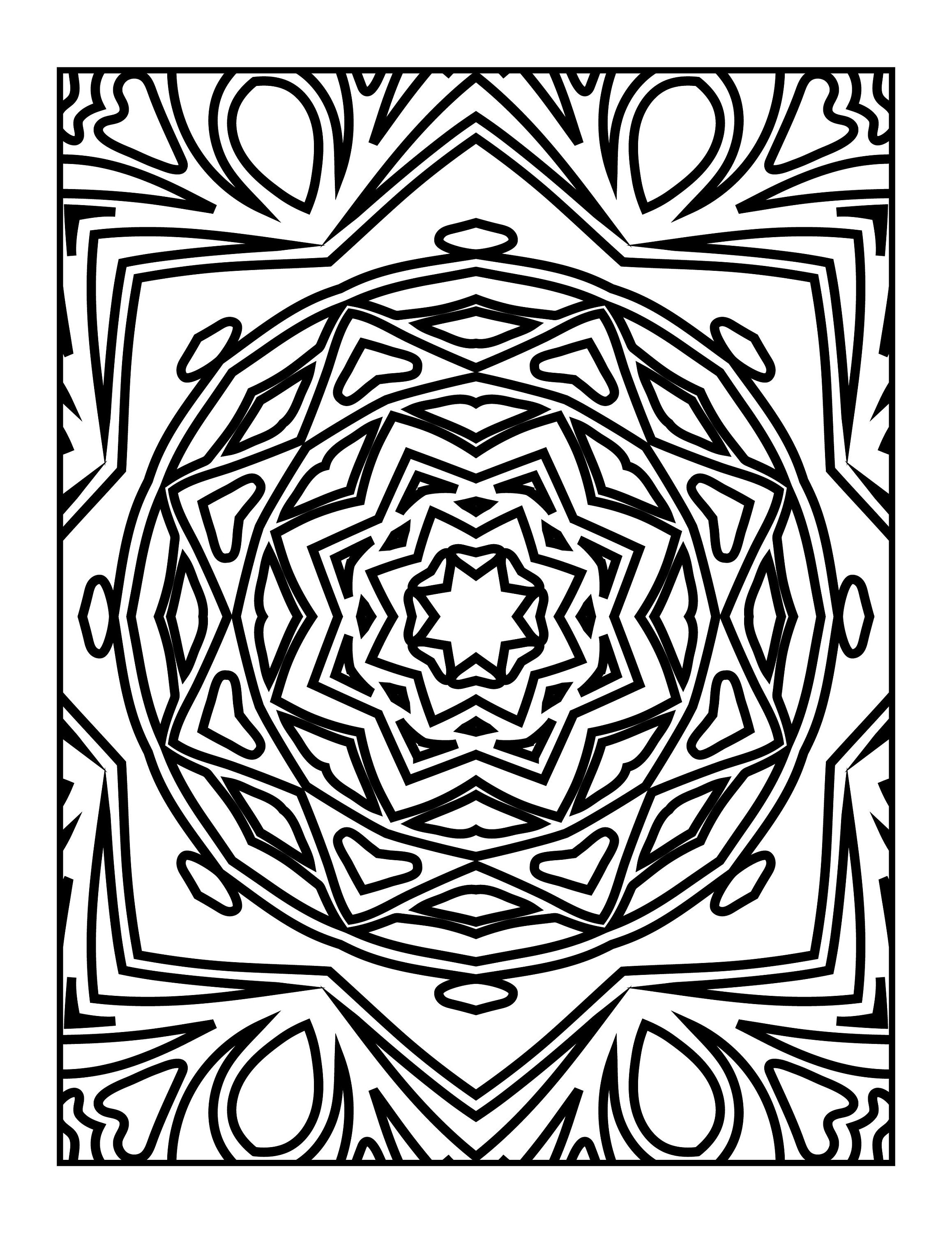 Coloring mandalas for adults / Coloring pages / 20 pages to | Etsy