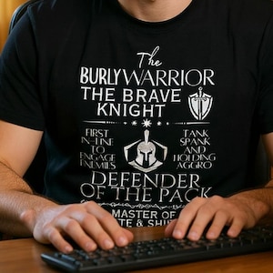 Warrior T-shirt - World of Warcraft geïnspireerd gamercadeau, WoW-klasse T-shirt voor Horde of Alliance