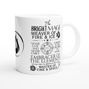 Mage Coffee Mug - World of Warcraft Inspired Gamer Gift, WoW Class Mug for Horde or Alliance