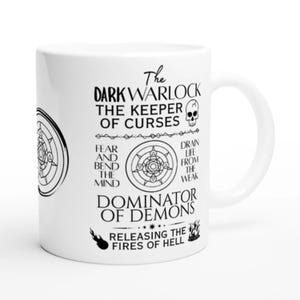 Warlock Coffee Mug - World of Warcraft Inspired Gamer Gift, WoW Class Mug for Horde or Alliance
