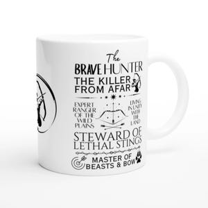 Hunter Coffee Mug - World of Warcraft Inspired Gamer Gift, WoW Class Mug for Horde or Alliance