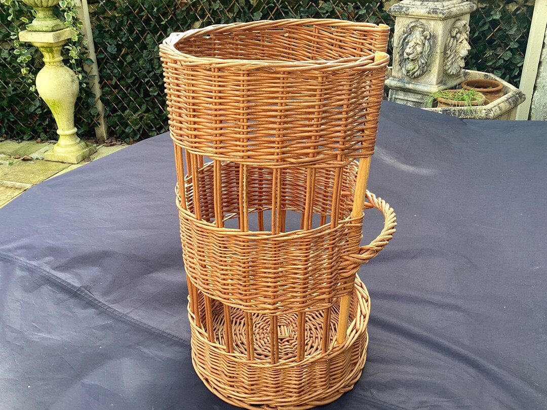 Genuine Original Wicker Baguette Basket Bakeware Basket Bread Basket Etsy