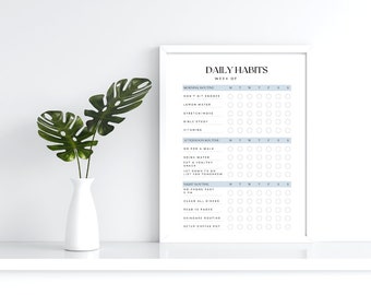 Healthy Daily Habits Tracker