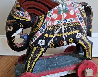 Elefante tibetano y burro