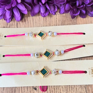Set of 4 Rakhi for Hindu Festival Raksha Bandhan Dora Rakhadi Rakhee