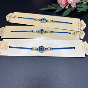 Set of 4 Rakhi for Hindu Festival Raksha Bandhan Dora Rakhadi Rakhee