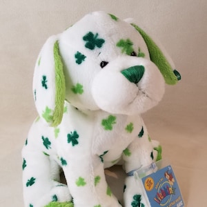 Classic Webkinz Clover Puppy NWT HM447 Retired Sold Out High Quality Plush Dog Stuffed Animal by GANZ With a Sealed Code Etsy