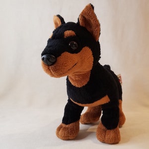 Miniature pinscher stuffed toy cheap