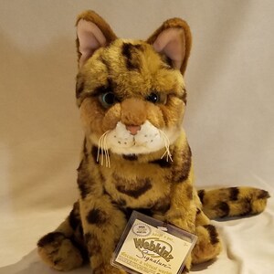 Classic Webkinz Signature Bengal Cat WKS1065 NWT High Quality Plush Spotted Stuffed Animal by Ganz NEW W Sealed Code and Free Gift Etsy Denmark
