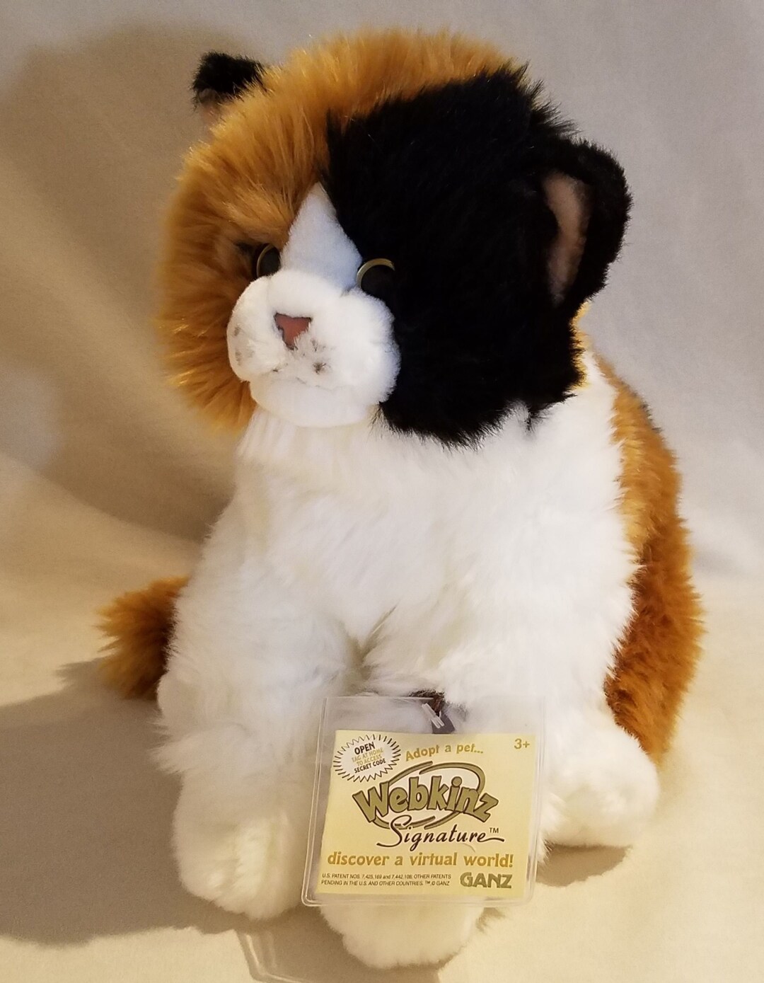 RARE HTF Webkinz Patchwork Calico Cat NEW WITH TAGS!! | eBay