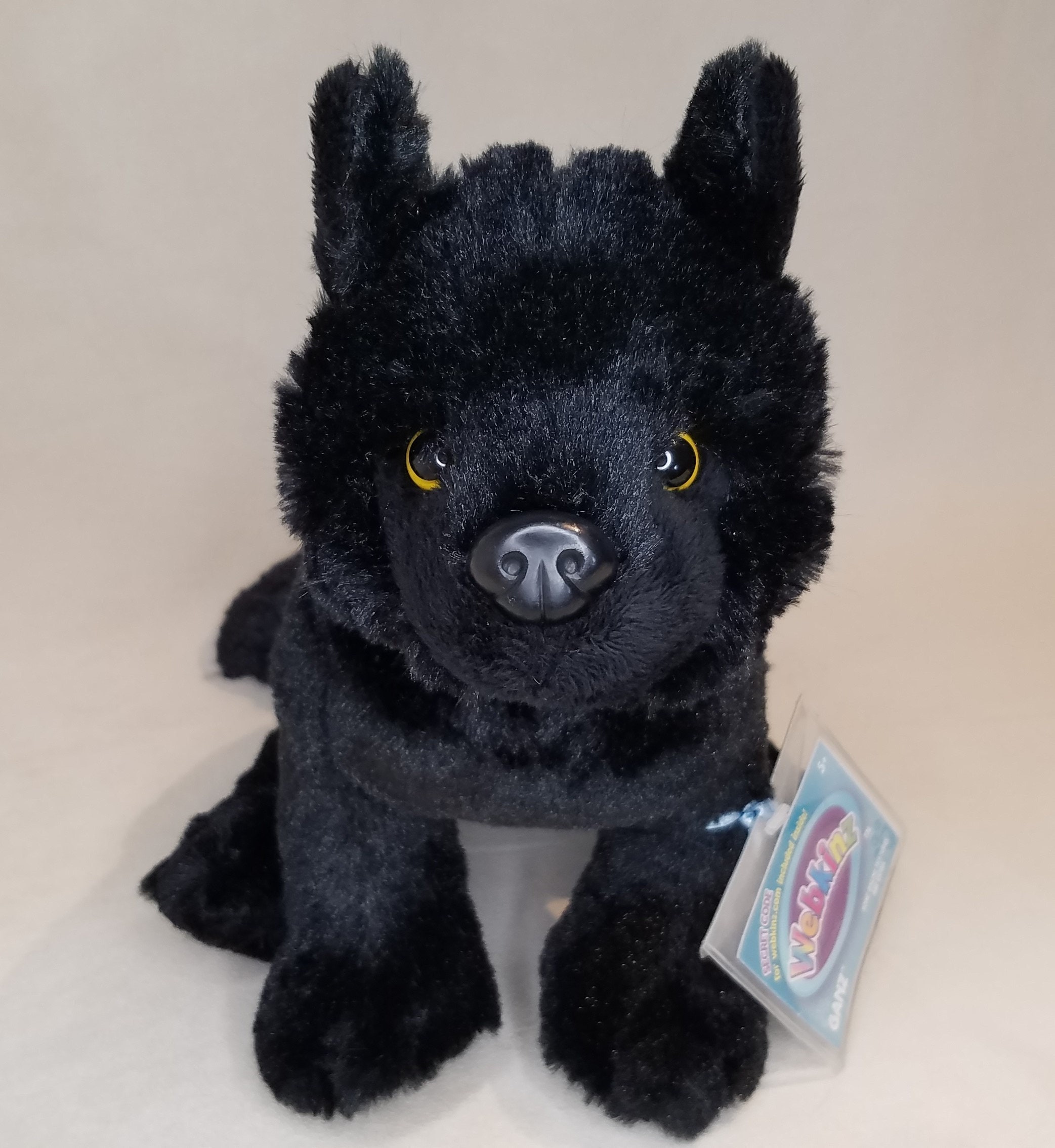 Classic Webkinz Black Wolf NWT HM700 Retired Sold Out High
