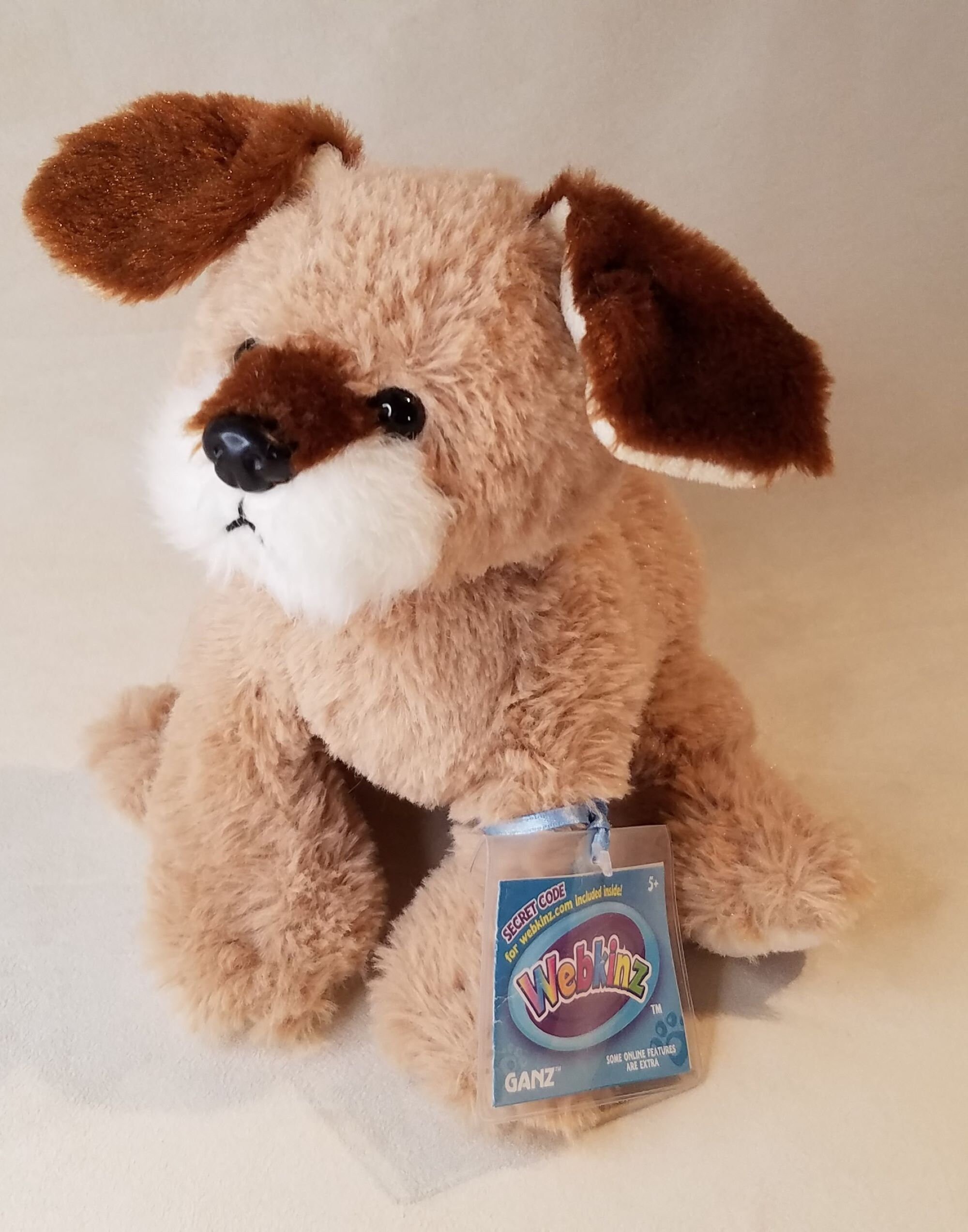 Ganz Webkinz Brown Sugar Puppy Plush HM740 Brand New with Tags and Code 
