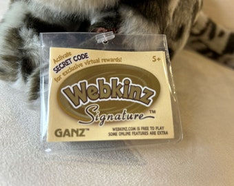 Classic Webkinz Signature Snow Leopard NWT WKS1048 Retired Sold