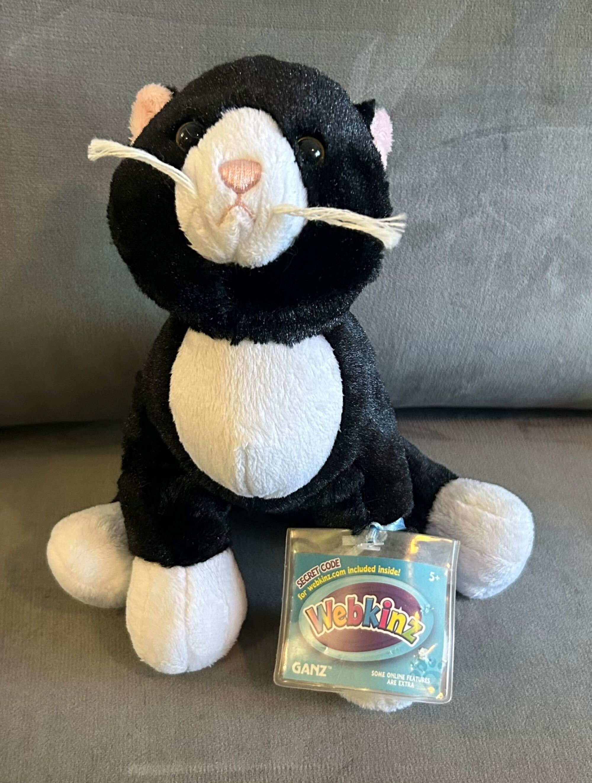 Webkinz Tuxedo Cat NWT HM654 Retired Sold Out High Quality Plush