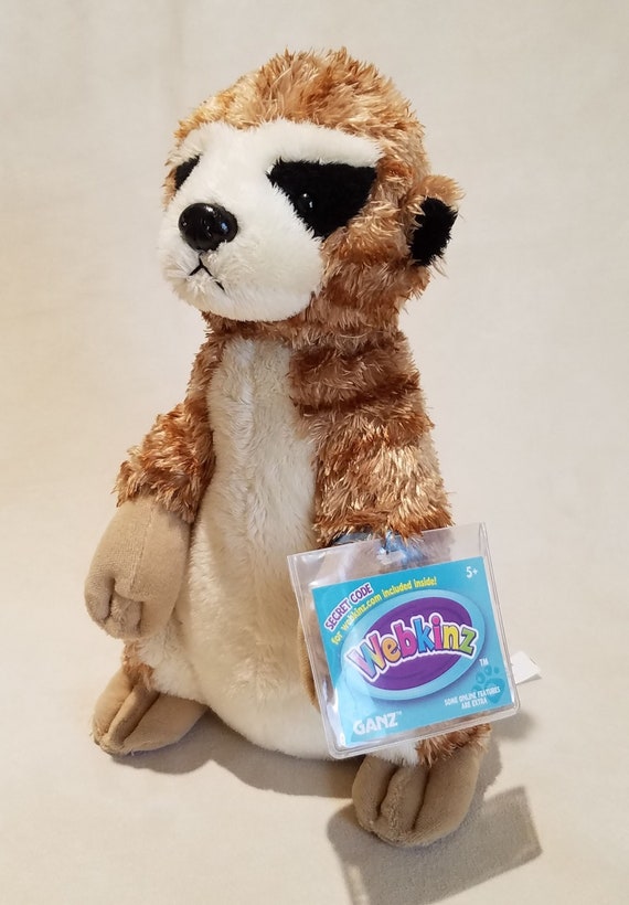 Ganz Webkinz SOLD OUT super soft plush brown Meerkat HM644 new w/ sealed code Ganz Webkinz SOLD OUT super soft plush brown Meerkat HM644 new w/ sealed code
