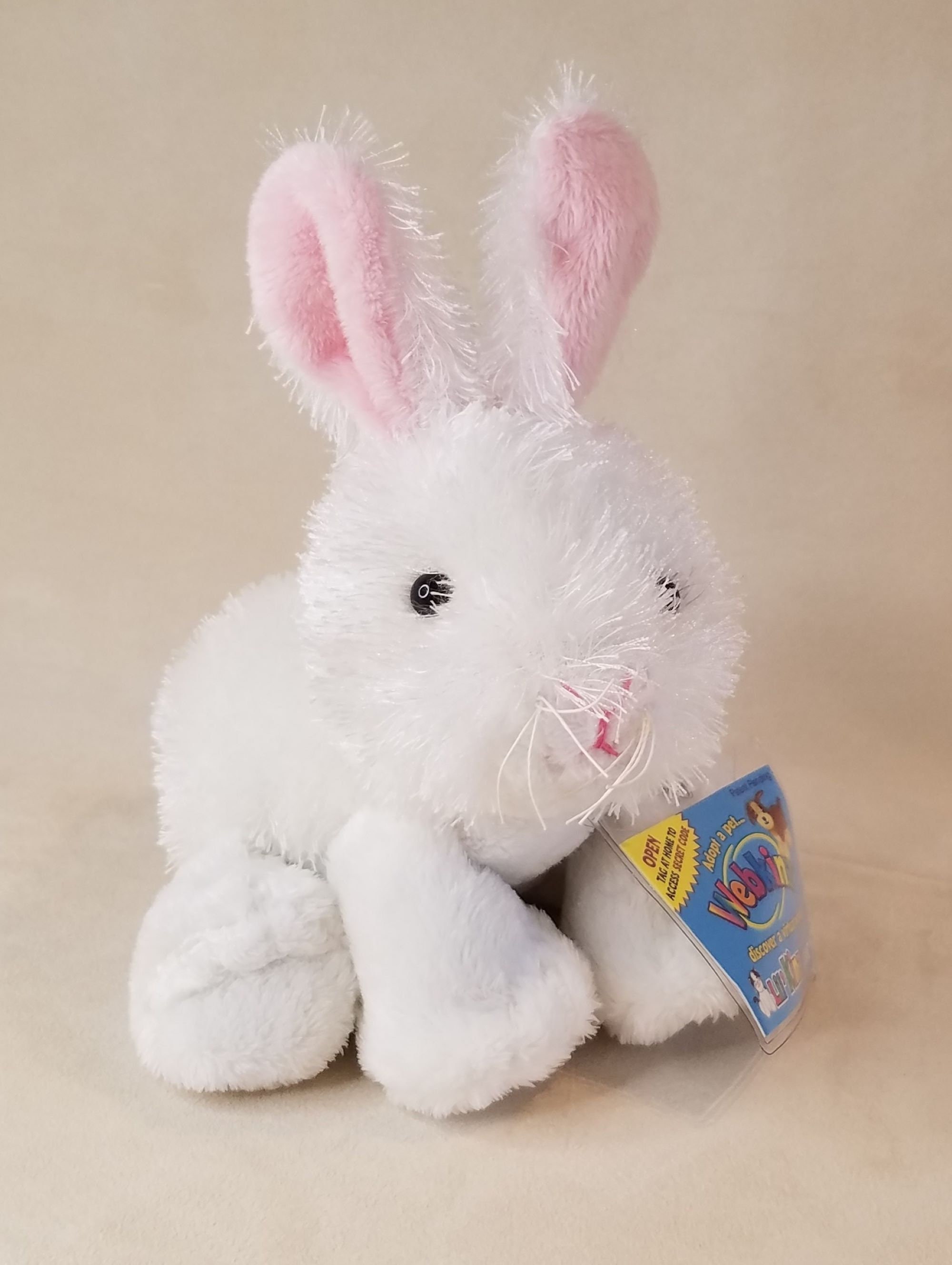 Classic Webkinz Lil'kinz Rabbit NWT HS078 Retired Sold Out