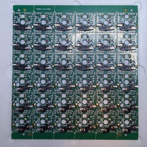Choc MX Royale - Prepopulated - Amoeba like Single Key PCB