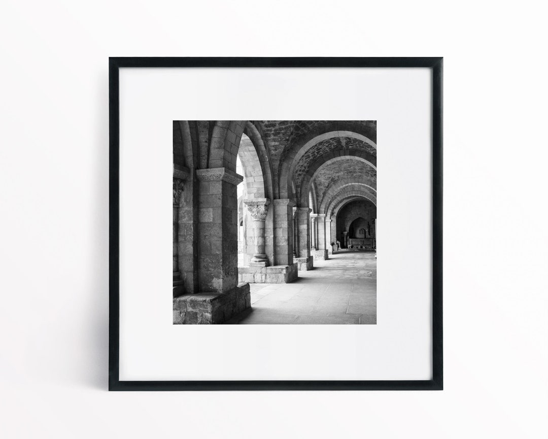 Black and White Architectural Wall Art Print European Etsy