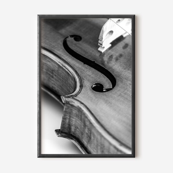 Violin Print, Music Wall Art, Stringed Instrument, Violin Poster, Printable Wall Art, Picture, Photography, Decor, Digital Download