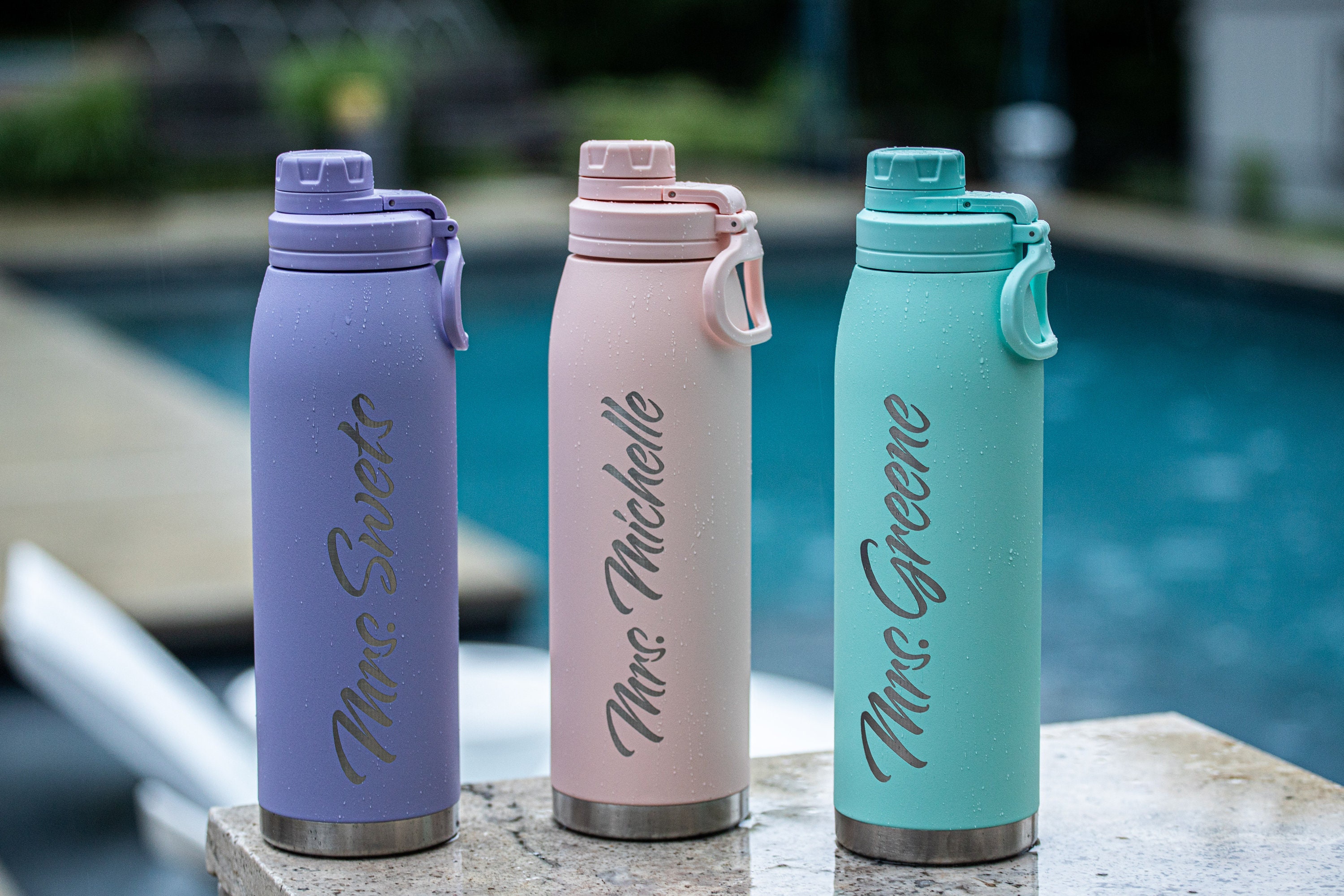 Engraved 40oz Insulated Hydro Flask — Blaze Design Co