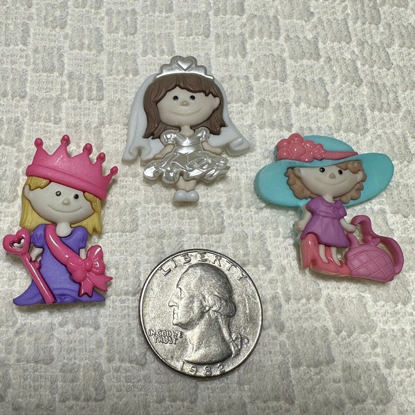 Dress Up Cover Minders / Bride Cover Minder / Princess Magnet / Girly Needle Minder / Girly Cover Minder / Play dress up cover minder