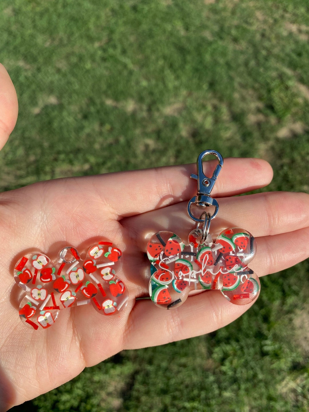 Watermelon Dog Tag / Apple Dog Tag / Fruit Dog Tag / Cute Dog Etsy