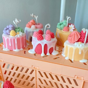 Mini Cakes | Cake Candles | Dessert | Candle Gift | 100% Soy