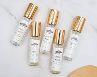 Roll On Perfume Oil: Natural Fragrance Cologne, Travel 8 ml