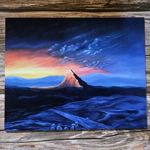 Fantasy Mountain Landscape Giclée Art Print