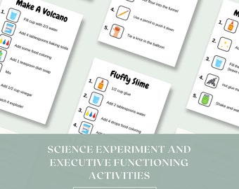Executive Functioning and Science Experiment How To, Occupational Therapy Craft & Intervention by OT Brain, Digital Download
