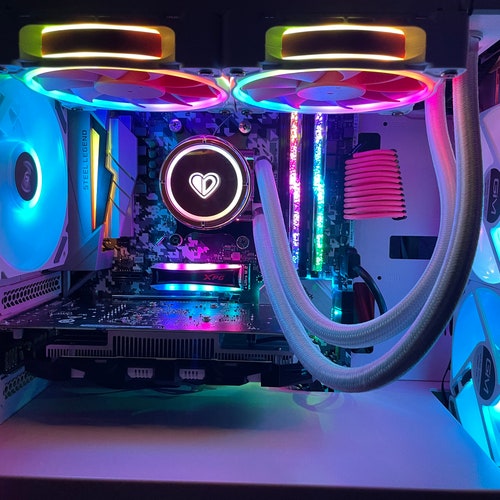 Evelynne ECO ® the Pink Gaming Computer Pink Pc Etsy