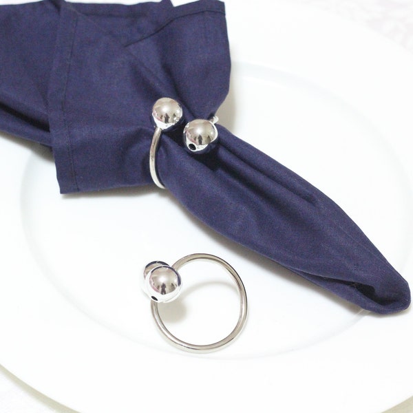 Metal Napkin Rings Etsy