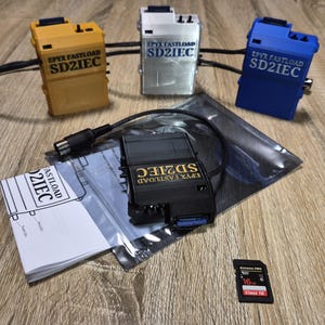 Scheda combo Commodore 64 SD2IEC ed Epyx Fastload, lettore di schede SD, emulatore di unità disco. Commodore 16 128 vic20 sx64 64 plus 4