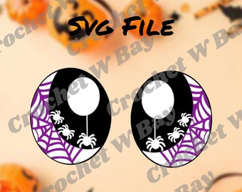 Digital Download SVG PNG Files- Spider Felt Eyes