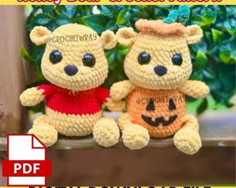 Honey Bear Crochet Pattern- Digital File