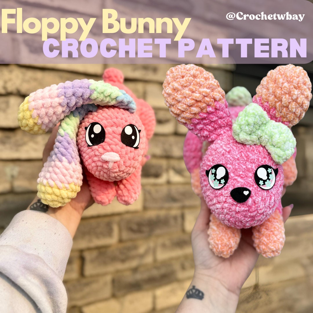 Digital File- Crochet Floppy Bunny Pattern; Easter Bunny; Plushie - Etsy