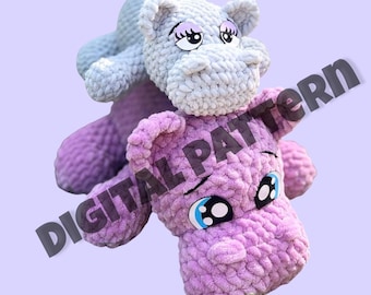 Digital Pattern- Hilda The Hippo