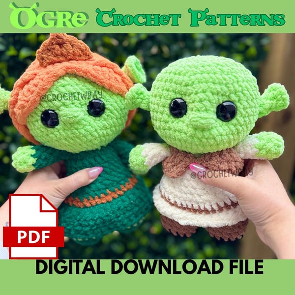 Ogre Crochet Patterns- Digital File