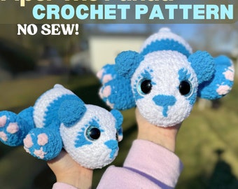 Digital File- Crochet Piper The Panda Pattern; No Sew